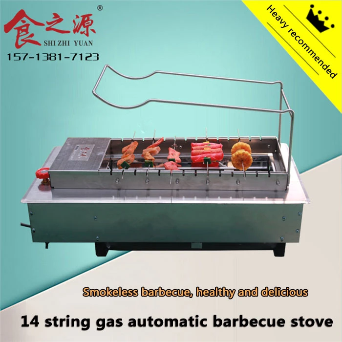 14string gas automatic barbecue oven